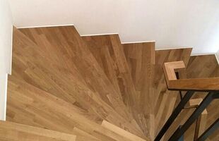 MILANEO Stuttgart: 8.000 m² Fertigparkett und Holzstufen