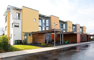 Ludwigsburg Hartenecker Höhe, Reihenhäuser der BPD Stuttgart