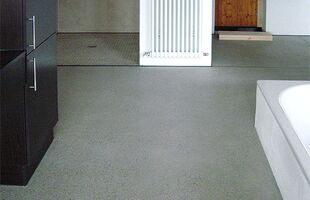 Einfamilienhaus mit geschliffenem Zementestrich